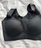 ubras【虞书欣同款】小奶皮云朵隐形无尺码内衣女粉底液文胸透气无痕 【升级小奶皮2.0】黑色 NEW 均码 背心款100-130斤/A-C杯 实拍图