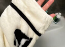 野兽派家居（tbh）熊猫嘭嘭法兰绒家居服套装可外穿秋冬长袖情侣睡衣礼物 熊猫嘭嘭法兰绒家居服 撅屁屁 XL 实拍图