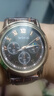 正品男士手表高档休闲石英表简约气质男表皮带高颜值罗马时尚腕表 咖啡色指挥官款 实拍图