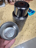 飞剑（FEIJIAN）纯钛保温杯高档焖茶杯茶水分离养生泡茶水杯商务办公礼品钛杯定制 皓月银390ml 实拍图
