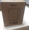 美的（Midea）电热水壶电水壶烧水壶双层防烫价保11.11 0涂层 食品级304不锈钢1500W快速沸腾1.7L大容量 HJ1705 实拍图