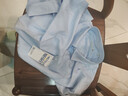 京东京造【高端100支】衬衫男白衬衫长袖衬衫外套高端蓝色条纹 43 实拍图