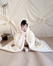 睡眠北鼻婴儿斗篷秋冬外出可伸手外套加厚冬季儿童披风宝宝防风抱被挡风衣 【带袖洞 可伸手】刺绣版-金蛇纳福 实拍图