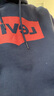 Levi's【特价来袭】李维斯情侣同款经典宽松休闲logo套头连帽卫衣 藏蓝色 19622-0007 S 实拍图