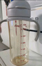 贝亲（Pigeon）自然成长翻盖直饮吸管 大童奶瓶330ml 经典款 18月+  AA278 实拍图