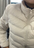 雪中飞男女立领秋羽绒百搭轻薄鸭绒立领修身轻盈隐藏式口袋 燕麦色|7185-女 L 175/96A 实拍图
