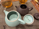 祥业song杯子汝窑泡茶壶陶瓷大号功夫茶具西施壶汝瓷单壶提梁壶泡茶器 大石瓢壶 260ml 实拍图