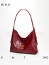 西木汀 狂想日记 单肩托特包女大容量通勤斜挎包女友礼物 高级红小号 实拍图