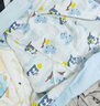 babycare初生婴儿超轻暖花瓣抱被产房新生儿包被鲸鱼奇遇-薄夹棉-88*90cm 实拍图