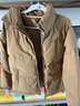 马登工装美式休闲90白鸭绒羽绒服男户外防风外套冬季男士保暖面包服 卡其色 M 实拍图