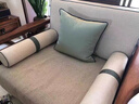 朗格日式棉麻沙发座垫2025新款四季通用亚麻靠背沙发盖巾防滑沙发垫 日式仿棉麻（高密编织）朴居卡其 70cm*150cm （两人位） 实拍图