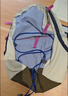 星昔户外双肩包撞色登山包超复古轻小书包轻便旅行包轻薄徒步小背包 紫色（小号） 实拍图