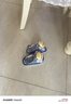 土豆屋儿童拖鞋宝宝女童居家棉拖鞋男童小童防滑婴儿小孩地板鞋室内鞋 蜜蜂蓝色 24 内长14cm 170码 脚长13-13.5cm 实拍图
