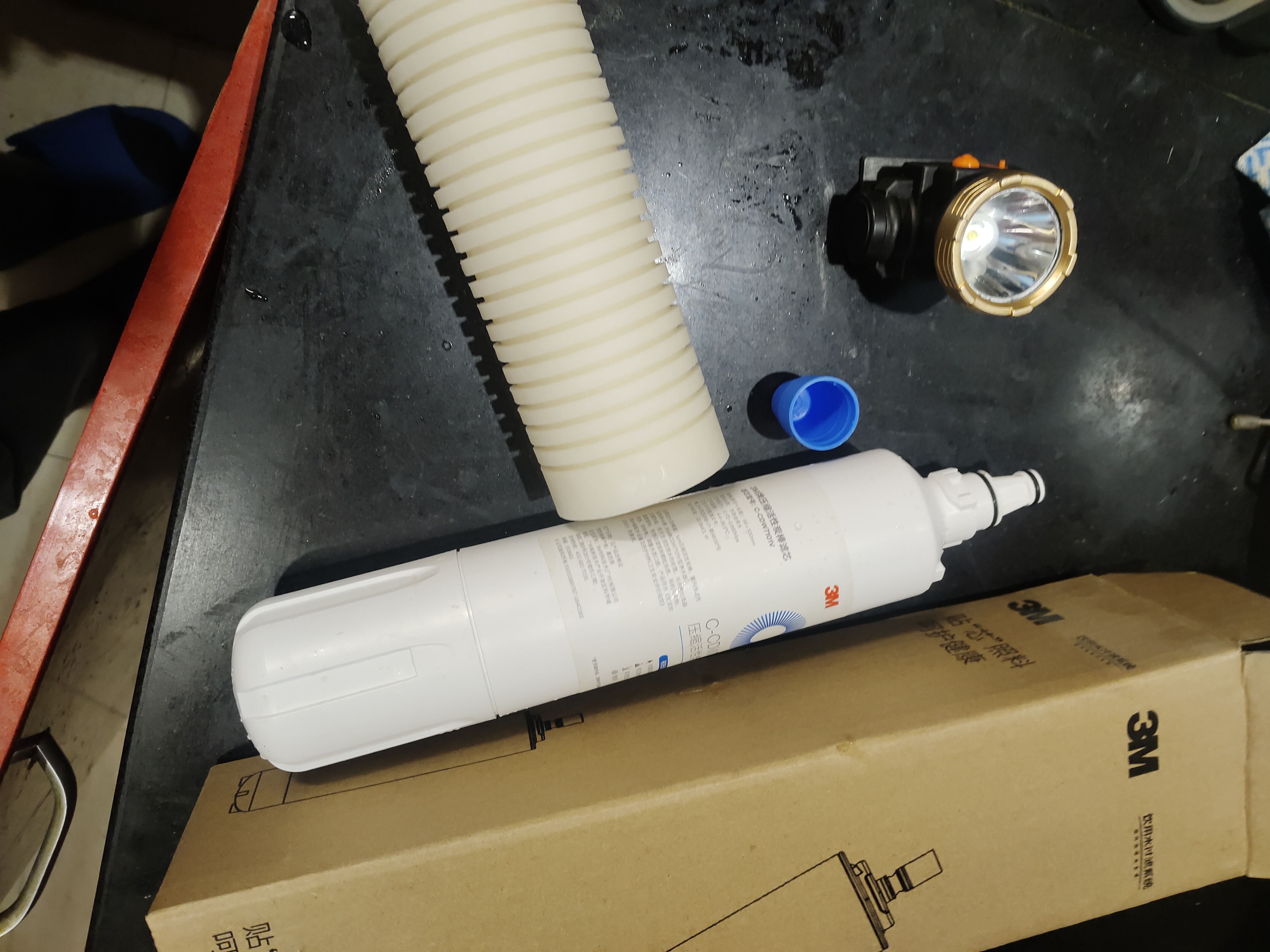 3M净水器家用直饮CDW7101V主滤芯耗材净水器滤芯替换后置滤芯 【囤货2支装】7101V滤芯+6支棉 实拍图