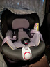 猫头鹰妙转儿童安全座椅婴儿汽车用宝宝0-4-7岁360度iSize可坐可躺 【升级款】妙转 深空黑 实拍图