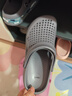 卡帝乐鳄鱼洞洞鞋男士凉鞋休闲花园拖鞋两用沙滩鞋凉拖鞋子 男 1556 灰色 41 实拍图