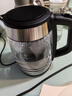 美的（Midea）电水壶热水壶电热水壶高硼硅玻璃1.7L大容量1800W透明暖水壶自动断电MK-SHJ1722 实拍图
