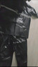 阿蒂亚 牛津布分体式反光雨衣雨裤 L码/件 黑色连帽套装 实拍图