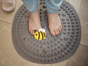 SMOOKY指压板脚底按摩脚垫穴位疏通脚心指压板仿鹅卵石圆形垫慢跑 冰川灰【圆形直径约55cm】 实拍图