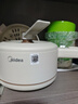 美的（Midea）电煮锅 小电锅 电蒸锅 长柄 宿舍小锅 多功能辅食锅 学生宿舍泡面XZE2017 1.6L配蒸笼【国家补贴】 实拍图