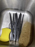 双枪（Suncha）家用合金筷子 耐高温餐具套装 蛇纹防滑款【10双装】 实拍图