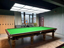 猎钢狼 斯诺克台球桌钢库木库商用标准型英式斯诺克桌球台室内商用球台 10尺 【木库】6腿3.21*1.7高配 实拍图
