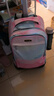 NEW TILAMI超大容量拉杆书包初高中学生19吋35L大轮爬楼梯轻音拉杆箱书包 粉色海浪【19寸35L-可爬楼】 实拍图