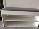 时黛家居（shidaijiaju）换鞋凳家用门口鞋柜一体坐凳置物架玄关入户穿鞋凳可坐式软包鞋架 实拍图