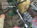 狮卡途死飞自行车成年人学生上下班代步车双碟刹减震变速越野公路赛车 30高刀-黑黑白色+骑行大礼包 26寸24速直把 实拍图