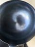 阎铁匠章丘炒锅铁锅已开锅轻便炒菜锅锻打无涂层老式圆底正品官方旗舰店 轻便锤印锅把一体34厘米 34cm 圆底炒锅 实拍图