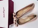 菲拉格慕（Ferragamo）女士Vara蝴蝶结高跟鞋 0753641_1D _ 65 520礼物送女友 实拍图
