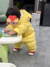 巴拉巴拉童装婴儿连体衣轻薄羽绒服宝宝衣服2025冬装抱衣爬服男童女童萌趣 黄色雪人-白鸭绒 100 cm-充绒量53g 实拍图