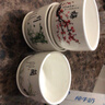 裕轩堂花盆陶瓷家用吊兰蝴蝶兰绿萝带托盘大号个性阳台简约多肉室内套装 梅兰竹1（三个14厘米） 中等 实拍图
