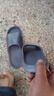 【踩屎感居家拖鞋】浴室男女拖鞋轻便防滑居家凉拖鞋鞋子男 深蓝色 42-43 实拍图