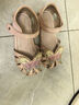 百丽 童鞋夏女童凉鞋儿童时尚公主水晶鞋宝宝包头学步鞋 粉色30 实拍图