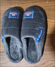 大嘴猴（paul frank）棉拖鞋男士秋冬季室内家居拖鞋毛绒保暖厚底棉鞋男款深灰280PF607 实拍图