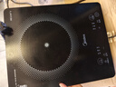 美的（Midea）家用电磁炉电陶炉电池炉2200W大功率猛火新型电磁灶一体微晶面板爆炒炒菜智能定时火锅炉MC-22MB06 实拍图