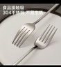京东京造 叉子 水果叉牛排西餐餐具套装不锈钢【防腐防锈】4只装 实拍图
