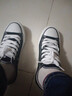 回力经典男女低帮帆布鞋春秋板鞋休闲鞋跑步情侣运动鞋391黑色38 实拍图