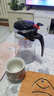 水仙飘逸杯泡茶壶家用泡茶杯茶水分离茶具套装一键过滤玻璃壶办公茶杯 侧压【飘逸壶】750ML 实拍图