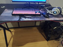 奥伦福特  电脑桌台式家用电竞游戏桌办公书桌简约书房写字桌子 碳纤维纹路单桌-100*60 升级款电竞桌 实拍图
