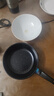 【亏本清仓】韩式麦饭石色不粘锅平底锅铁锅电磁炉不带盖 黑色小煎锅 16cm 实拍图