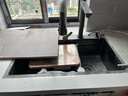 摩恩阳光系列厨房水槽大单槽洗菜盆一体盆洗碗槽304不锈钢台上台中台下盆 升级款小米粒5MM-抽拉龙头全配置 750X450MM 实拍图
