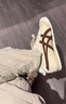 Onitsuka Tiger鬼塚虎板鞋男女复古德训鞋运动休闲男女鞋 TOKUTEN 1183A862 米白色 42.5 实拍图