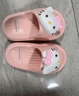 猪爸爸儿童拖鞋女童夏季2025新款室内防滑6-12岁三丽鸥宝宝亲子拖鞋粉20 实拍图