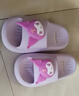 猪爸爸儿童拖鞋女童夏季2025新款室内防滑6-12岁三丽鸥宝宝亲子拖鞋紫22 实拍图