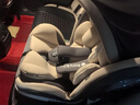 Heekin德国 儿童安全座椅汽车用0-4-12岁婴儿宝宝360度旋转ISOFIX硬接口 尊享灰(遮阳棚+上拉带+侧保护) 实拍图