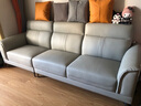 奥左沙发客厅真皮100%头层牛皮一线品牌直排式小户型现代简约2025新款 2.5米三人位【升级智能充电.送抱枕】 豪华款（小荔枝纹头层牛皮+乳胶座包+松木框架） 实拍图