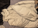 优衣库合作款/女装男装PUFFTECH空气棉服连帽外套480064 36 褐色 XL 实拍图