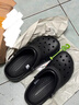 CROCS卡骆驰洞洞鞋贝雅男鞋女鞋轻便耐磨一脚蹬拖鞋休闲鞋|10126 【预售】黑色-001 44 (280mm) 实拍图